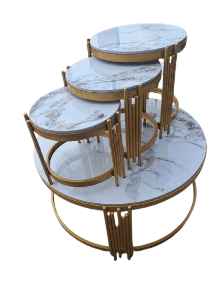 4-in-1 Executive Pure Marble Table