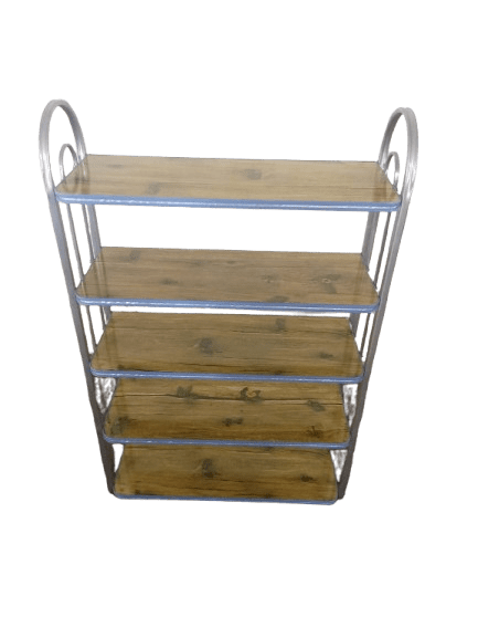 5-Tier Wooden Imported Shoe Rack