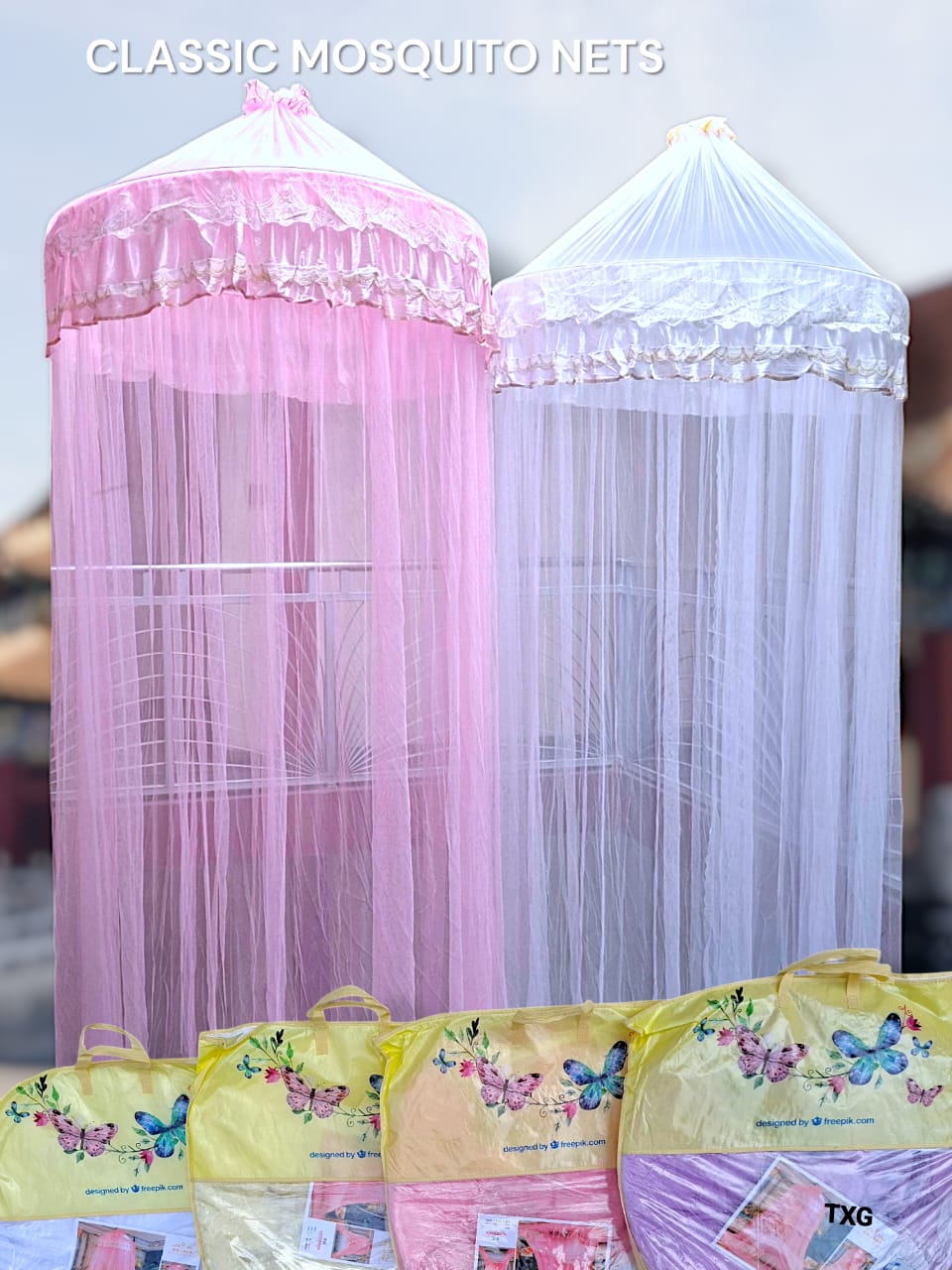 Heavy Quality Extra King Size & Double Decker Round Nets - Image 3