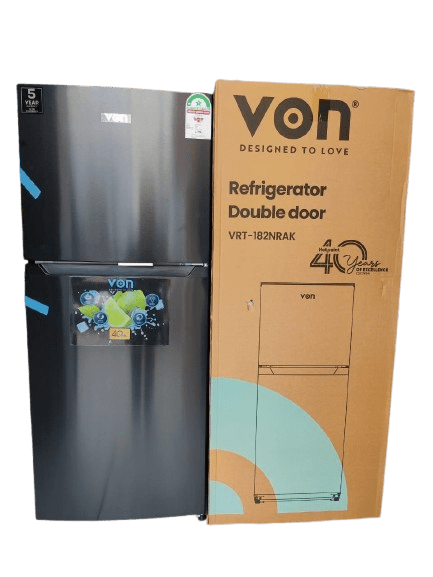 Von Fridge Double Door 181 Litres No Frost