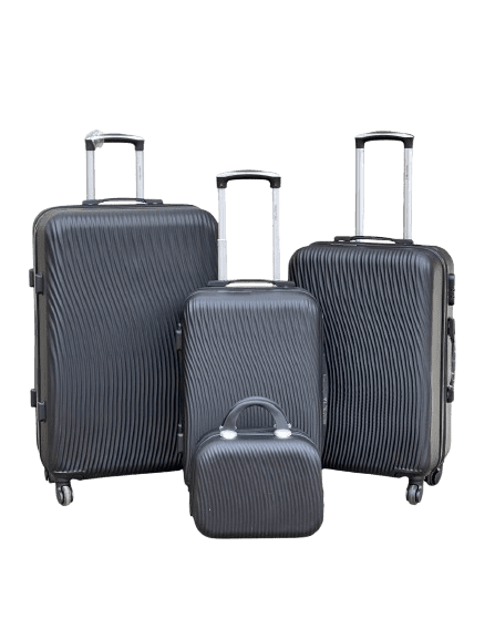 4 in 1 Hardshell Fibre Suitcase