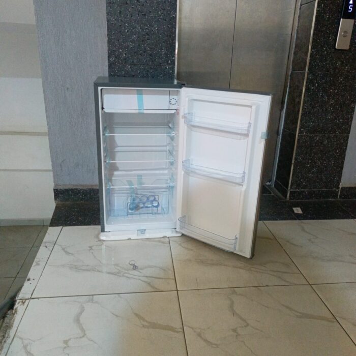 Bruhm 90L Single Door Fridge with Freezer Section, Adjustable Thermostat & Scratch-Resistant Body