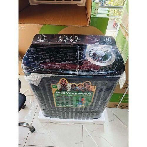 Syinix 10kg Top Load Twin Tub Washing Machine Semi Automatic with Powerful Wash Motor and Air Dry Function